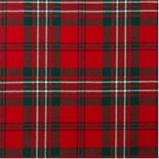 Scott Red Modern 10oz Tartan Fabric By The Metre